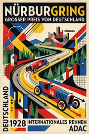 1928 German Grand Prix by Theodor Decker