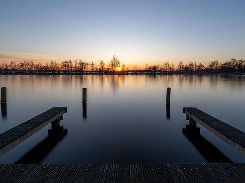 Coucher de soleil en douceur