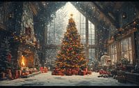 Christmas Cabin Interior