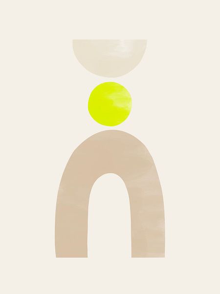 Balancing Shapes NO.3 | Neon by Bohomadic Studio