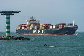 MSC Ludovica Containerschiff. von Jaap van den Berg