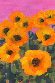 Série « Tournesols rayonnants en pleine floraison », deuxième partie sur Karen Kaspar