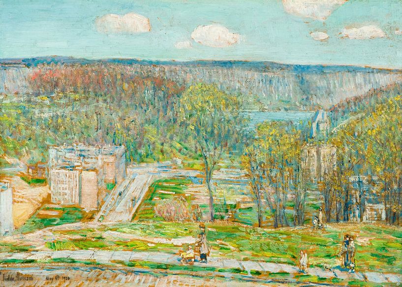 View from Fort George, Childe Hassam by Masterful Masters