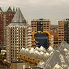 Stadsgezicht en skyline Rotterdam van Jim van Iterson