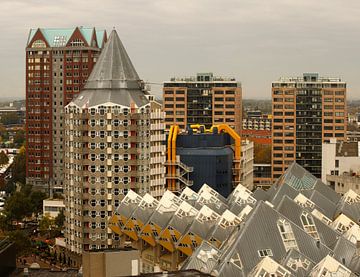 Stadsgezicht en skyline Rotterdam