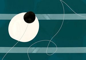 Skandinavischer Mid Century Minimalismus Abstrakt