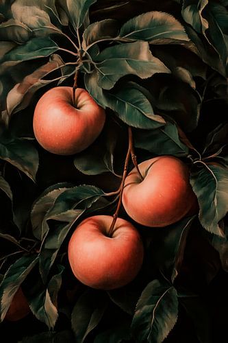 Pommes sur l'arbre