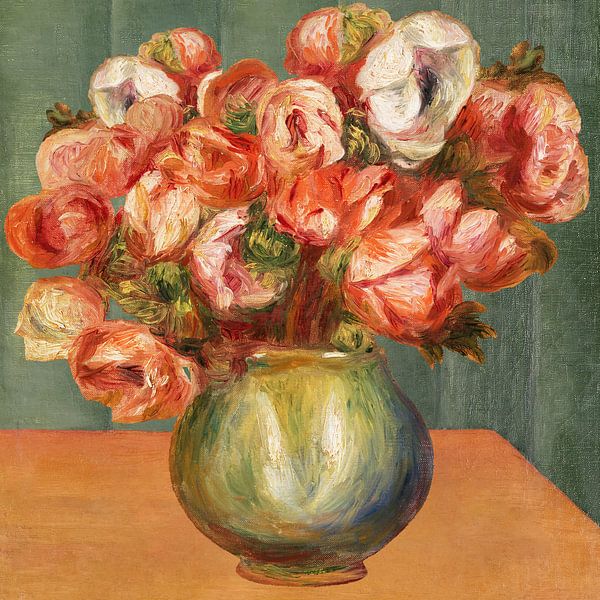Renoir's Anemones Vase par Marja van den Hurk