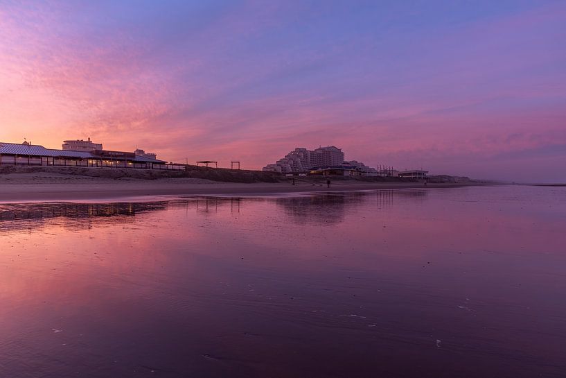 Beach Noordwijk before sunrise by Yanuschka | Fotografie Noordwijk