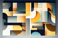 3d geometric abstract art