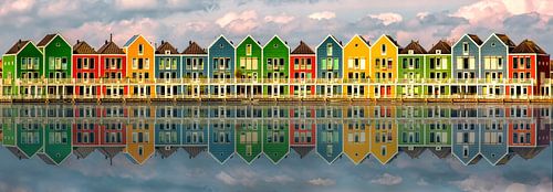 Des maisons colorées