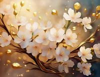 Cherry Flower Gold 052
