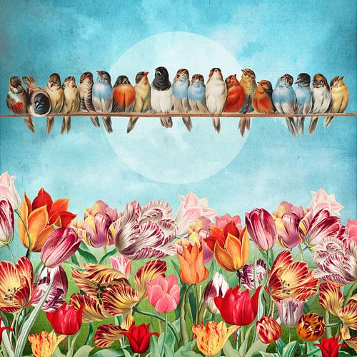 Singing in Summer von Marja van den Hurk