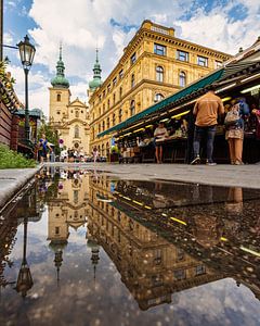 Praag, markt van Edwin Kooren