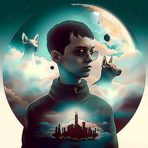 Kosmische dromen van Vythryd Arts