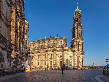Hofkirche @ Dresden Altstadt van Rob Boon