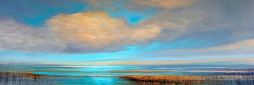 Klein geluk in blauw en goud