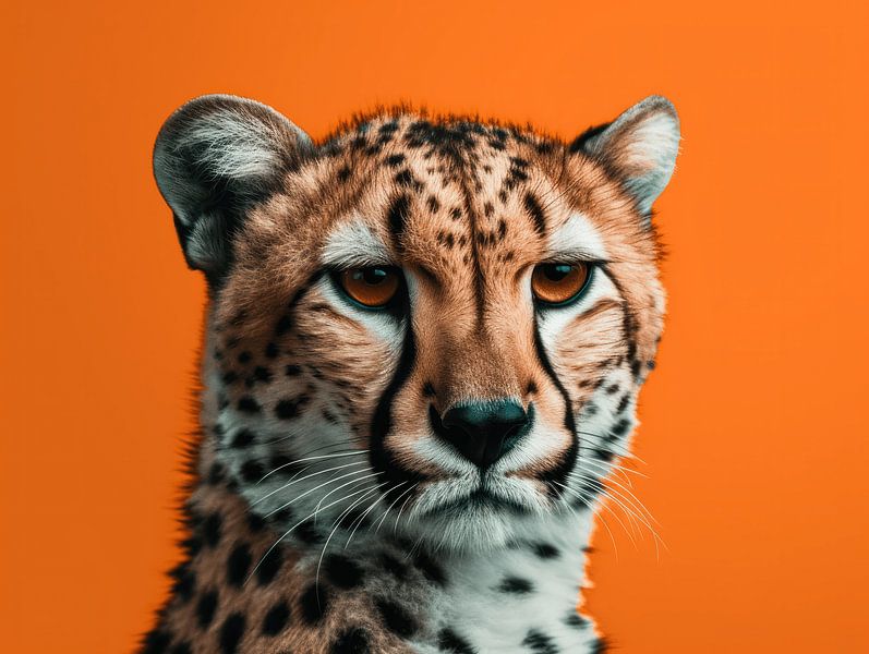 Cheetah's Charisma - Orange Aura by Eva Lee
