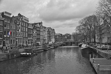 Caractère d'Amsterdam : Couleur sur le Brouwersgracht