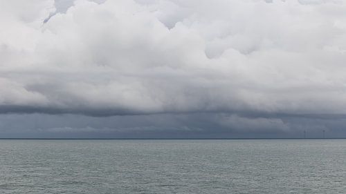 Clouds over the sea