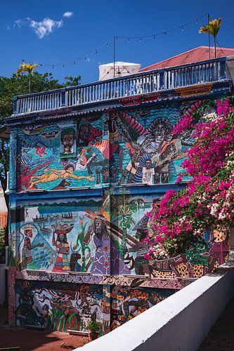 Wandmalereien in Panama-Stadt