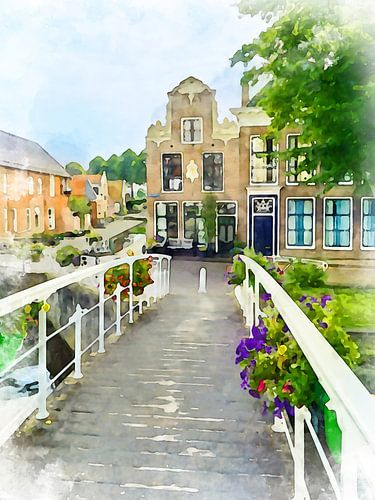 Vleesmarkt, Dokkum, Friesland.