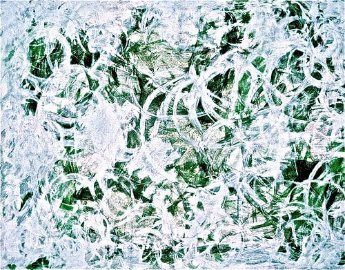 Shine Under Snow Abstract