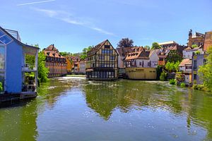 Vue sur la vieille ville de Bamberg