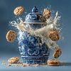 Delft Blue Jar and Cookies and Cream 3 van Studio Ypie