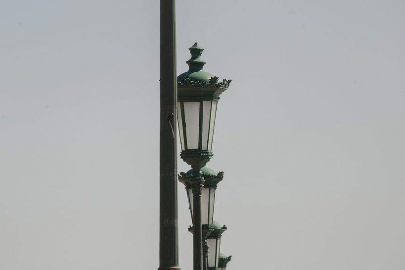lampposts in a row by yentl potvliege