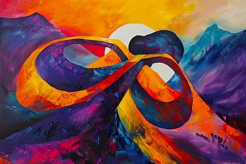 picturesque abstract freedom by Egon Zitter