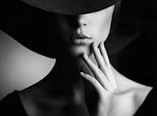 woman with hat by David Potter thumbnail