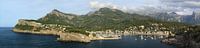Port de Soller, Mallorca. Panorama 4:1 in zeer hoge resolutie van FotoBob thumbnail