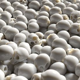 Funny skull pile by Jörg Hausmann