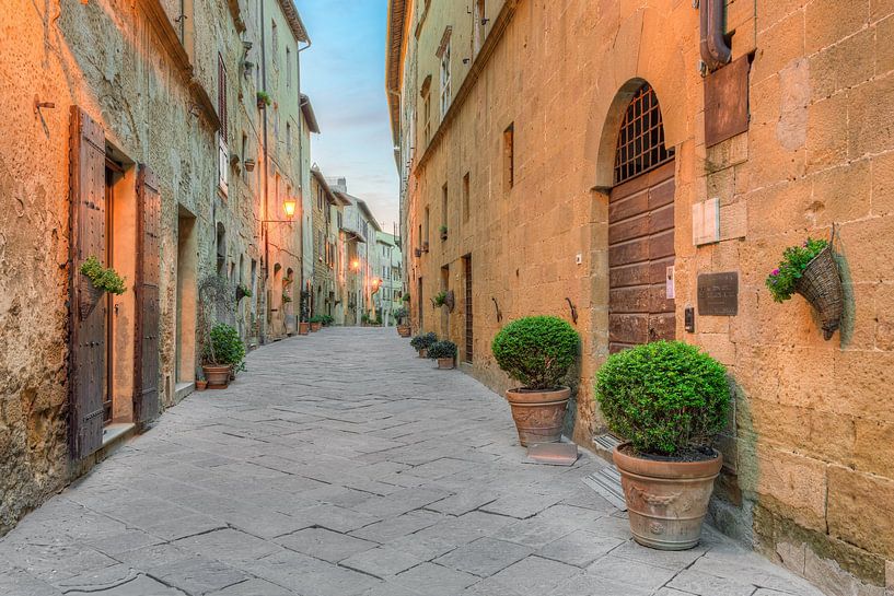 Pienza in der Toskana von Michael Valjak