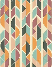 Retro kleuren en patronen