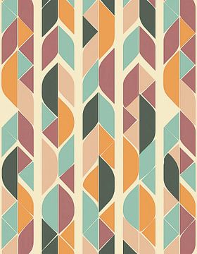 Retro colours and patterns by Mustafa Kurnaz