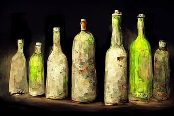 Weinflaschen von Bert Nijholt