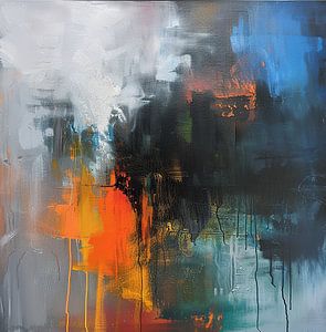 Orange Blau | Flüstern von Wärme und Ruhe
