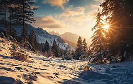 Paysage hivernal
