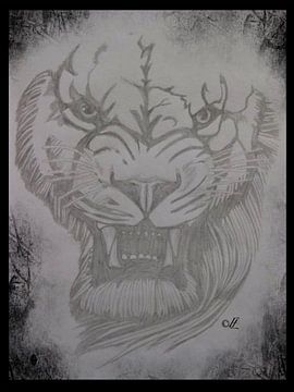 Le lion grincheux sur Felicia Lyin