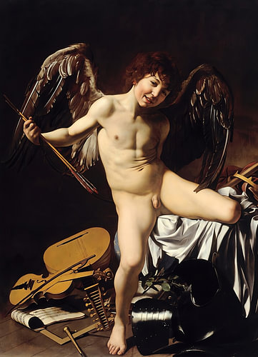 Amor mit Instrumenten