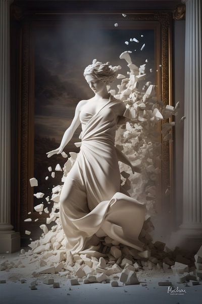Storm of Statues - Woman by Michou