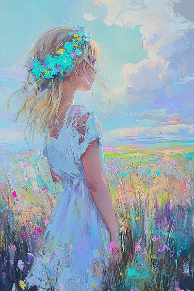 Landschaft von Blumen Studio