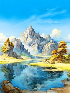 Mountain Landscape by TOAN TRAN