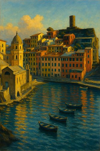 Vernazza’s Golden Charm – Light over the Cinque Terre Coast