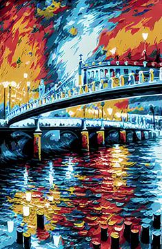 Bridge over the Seine by Gert-Jan Siesling