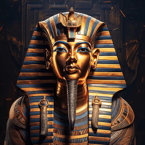 Toetanchamonmasker van de oude Egyptische koning