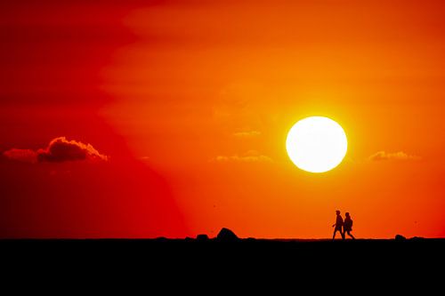 Coucher de soleil grec