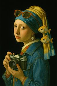 Fischerei-Selfie mit Retro-Twist